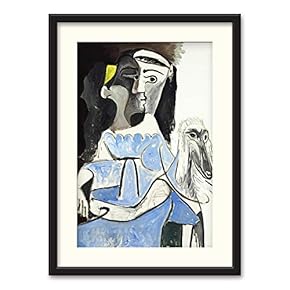 Black Framed Canvas Wall Art Famous Painting Home Artwork Decoration for Living Room, Bedroom - 23x31 inches