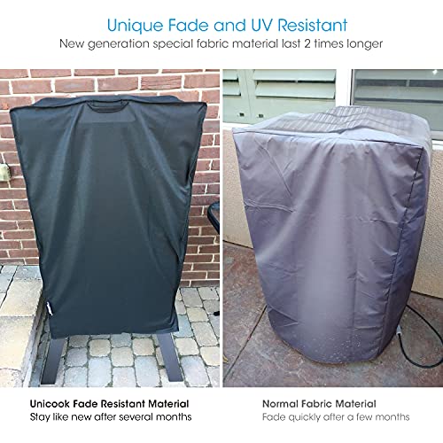 Unicook Electric Smoker Cover, Vertical Smoker Cover, Heavy Duty