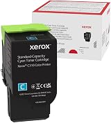 Xerox C310 C315 Cyan Standard Capacity Toner Cartridge 2000 Pages 006R04357