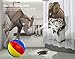 Home Fashion Elephant Toilet Shower Curtain, Size Width X Height / 72 X 72 Inches / W * H 180 By 180 Cm, Polyerster, Anti-bacterial, Best And Suitable For Husband