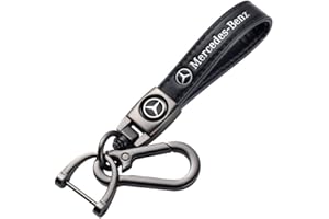 HDBDYH Leather Car Keychain Keyring, Car Key Ring Key Chain,Car Key Fob Holder Car Key Lanyard