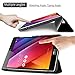 Infiland Zenpad S 8.0 (Z580C/Z580CA) Case, Ultra Slim Lightweight Tri-Fold Smart Shell Stand Case Cover for 2015 Released ZenPad S 8 Z580C / Z580CA 8-Inch Tablet, Black