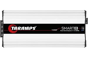 Taramps Smart 8 Amplifier 1 to 2 Ohms 8000 Watts RMS, Multi Impedance, 1 Channel, High Performance, Class D, Monoblock, Great