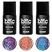 BMC 3pc Flakey Iridescent Duotone Glitter Gel Nail Lacquers - Snake Charmer: Set 1