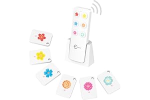 Esky Key Finder - Wallet Tracker, Key Finders & Trackers with 80dB Noise Sound and 6 Receivers - Key Finder Locator with Sound for Finding Key, Remote, Wallet, Batteries Included, Key Tracker