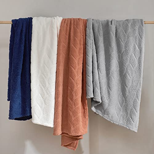 Cozy Bliss Sherpa Throw Blanket 60