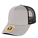 TOP HEADWEAR Jersey Knit Five Panel Pro Style Mesh Back Caps, Grey/Black