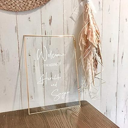 Amazon アンティークゴールド アクリルウェルカムボード W105 結婚式 ウェディング ウェルカムスペース サイズ ハートドロップス ホーム キッチン 通販