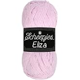 Scheepjes Eliza Yarn, 100 g (3.5 oz) Ball - Color 233 Pink Blush - 1 Ball