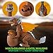 WolVol Walking and Roaring Dinosaur Action Toy with Cool Moving Wings Realistic Audio & Vibrant Colored Lights for Kids Boys & Girls
