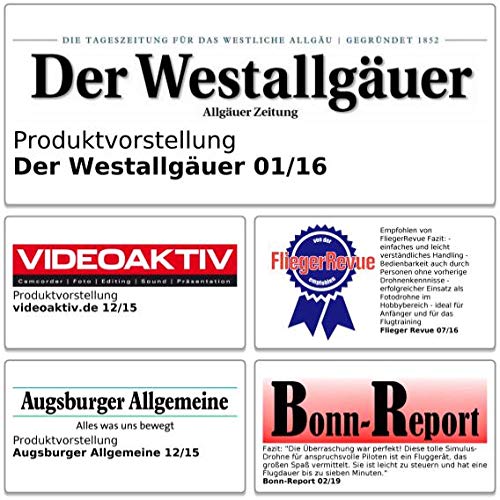 Simulus Drohne Mit Kamera: Kompakter Profi-Hexacopter GH-6.cam mit 720p-HD-Kamera (Video Drone, Kamera RC-Hexacopter, Ferngesteuertes Spielzeug) – Bild 7