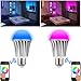 Roybens Smart Bluetooth LED Light Bulb, E27 7w 20 Built-in Models RGB Smartphone Remote Control Dimmable Multicolored Customized Color Changing Lightbulb - Work with iPhone, iPad, Android Phone Tablet