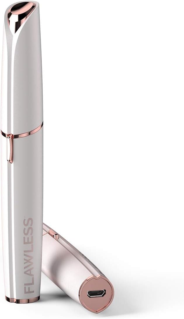 Finishing Touch Flawless Next Generation Brows, Eyebrow Hair Trimmer – Rechargeable, White