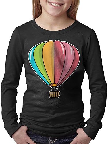 ZFashionA Adolescent Hot Air Balloon Cool Cotton Long Sleeve Tee Top&amp;Tee