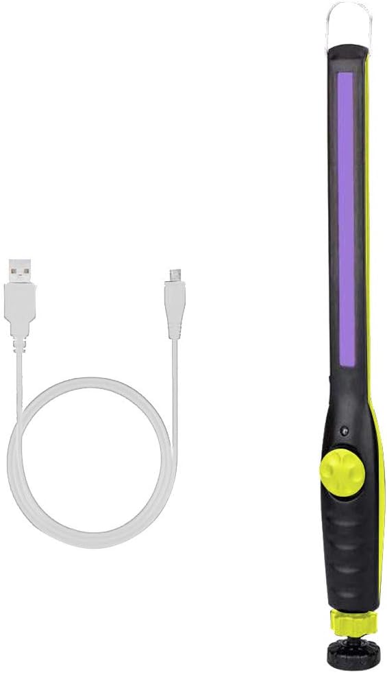 Tomppy Ultraviolet Disinfection Lamp, Portable handheld UV Sterilization Lamp Household Rechargeable Ultraviolet Sanitizer Tube UV Stick (1pc)