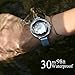 Dictac Wrist Watch Women and Girl Analog Sky Blue Leather Watchband Dress Watch