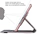 BENTOBEN iPad Mini Case, iPad Mini 2 Case, iPad Mini 3 Case, PU Leather 360 Degree Rotating Stand Smart Cover Auto Sleep/Wake Protective Case for iPad Mini 1 / iPad Mini 2 / iPad Mini 3, Rose Gold