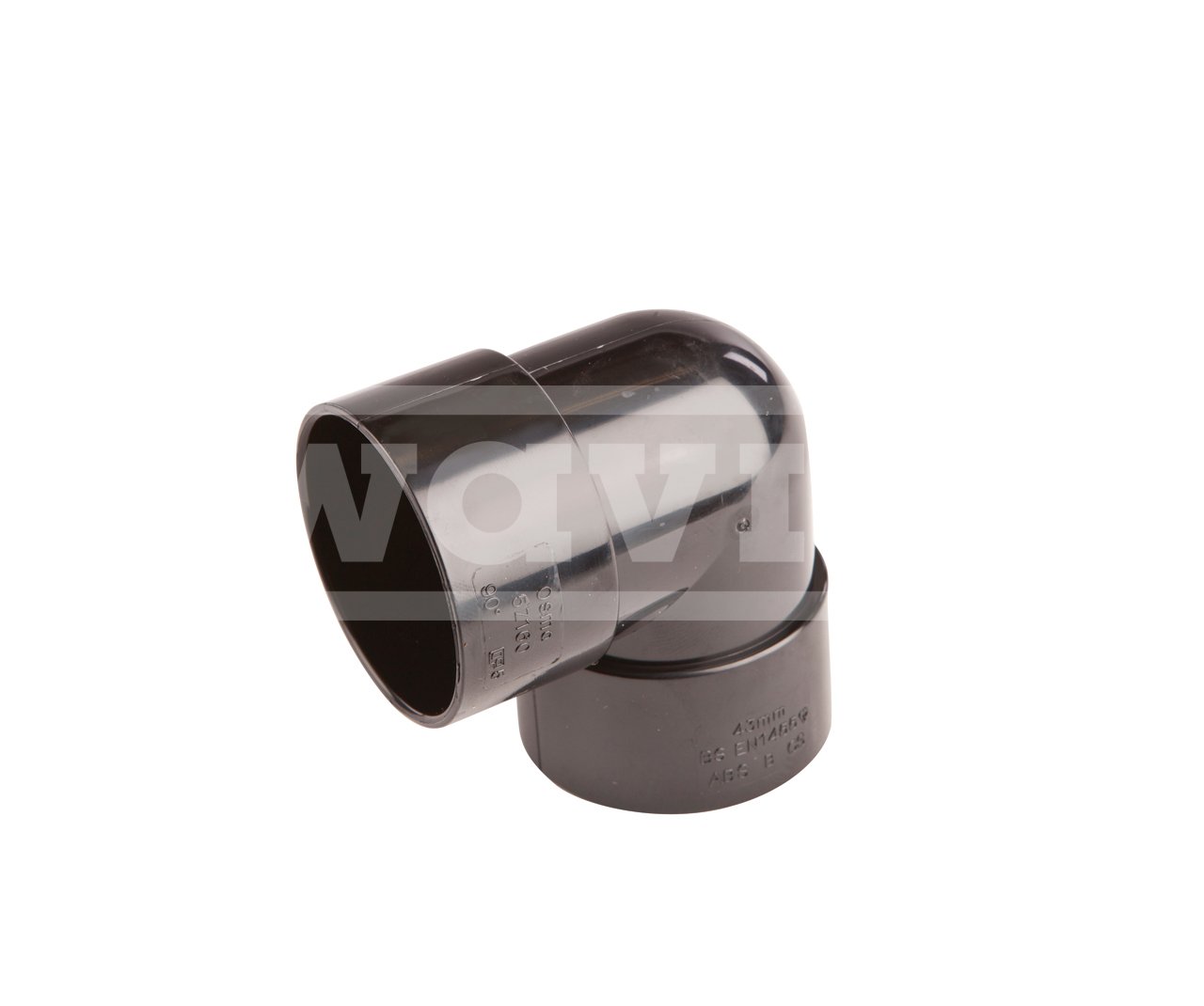 5Z160 40MM KNUCKLE BEND 90 DEG BLACK ABS