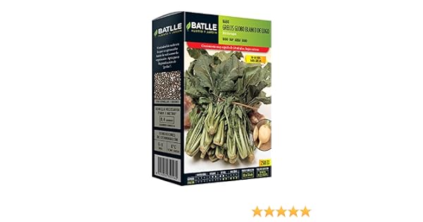 Semillas Batlle - Nabo Grelos Blanco De Lugo Caja 250G: Amazon.es ...