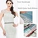 AWAYTR Bridal Rhinestone Wedding Belt - Silver Rhinestone Belts for Women Formal Evening Dress (Silver)