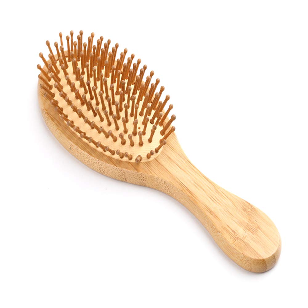 SouFace Bamboo Hair Loss Massage Comb - Healthy Hair Scalp, Prevents Hair Loss, Dandruff Scalp, Anti Bacterial, Smooth Texture, Relaxing Massage, Detangling, Unisex, All Ages