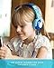 Kids Headphones, Mumba Volume Limited Over Ear Headphones, 85 Safe Listening Adjustable Headsets with Microphone for Kids Children (Blue)