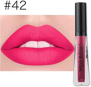 6 Couleurs Rouge à Lèvre Matte Cadeau Imperméable Longue