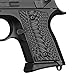 Cool Hand G10 Grips for CZ 2075 RAMI, Sunburst Texture, Grey/Black