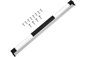 Gekufa Adjustable RV Screen Door Cross Bar Handle Universal Fit for Camper and Motorhome, 21-5/8" to 28-5/8", Durable Aluminum Frame with Non-Slip Grip