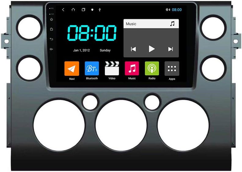 Android 10 Autoradio Car Navigation Stereo Multimedia Player GPS Radio 2.5D Touch Screen forToyota FJ CRUISER 2006-2020