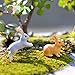 tyoungg 24 Pieces Fairy Garden Easter Rabbit Miniature Animal Figures 1.5 * 1.1 Inch (24 Rabbits)