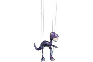 WAYPOINT GEOGRAPHIC Sunny Toys 16" Baby Dinosaur Purple Tie-Die Marionette