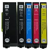 Genuine Epson 410 Initial Ink Cartridge 5 Pack for Expression Premium XP-530 XP-630 XP-635 XP-830 Printer