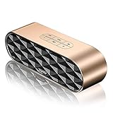 ZoeeTree S3 Wireless Bluetooth Speaker, Outdoor V4.2+EDR Speakers with Aluminium Unibody Housing, Loud HD Sound and Enhanced Bass, 10W Dual Drivers Portable Stereo Speaker, Built-in Mic, TF Card Slot