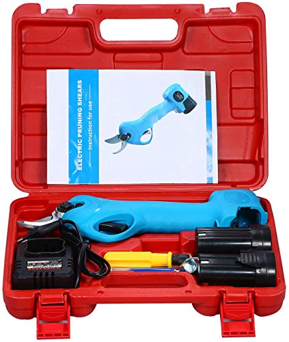 Upupto Akku-Rebschere,Professionelle Kabellose Elektrische Astscheren Mit 2Er-Pack Wiederaufladbarer 2-Stunden… – Bild 8