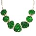 Jane Stone Fashion Drusy Stone Bead Statement Necklace Bib Choker Sparkly Jewelry