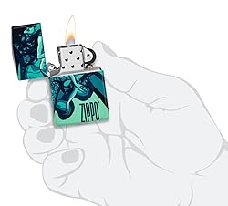 Zippo Mermaid Design 540 Color Pocket Lighter