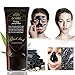 ONE1X Beauty Activated Natural Charcoal Black Mask Blackhead Peel Off Remover Cream Deep Skin Clean Purifying Peel Acne Mud Nose and Face Mask 50ML Bottle Blackhead Remover Mask
