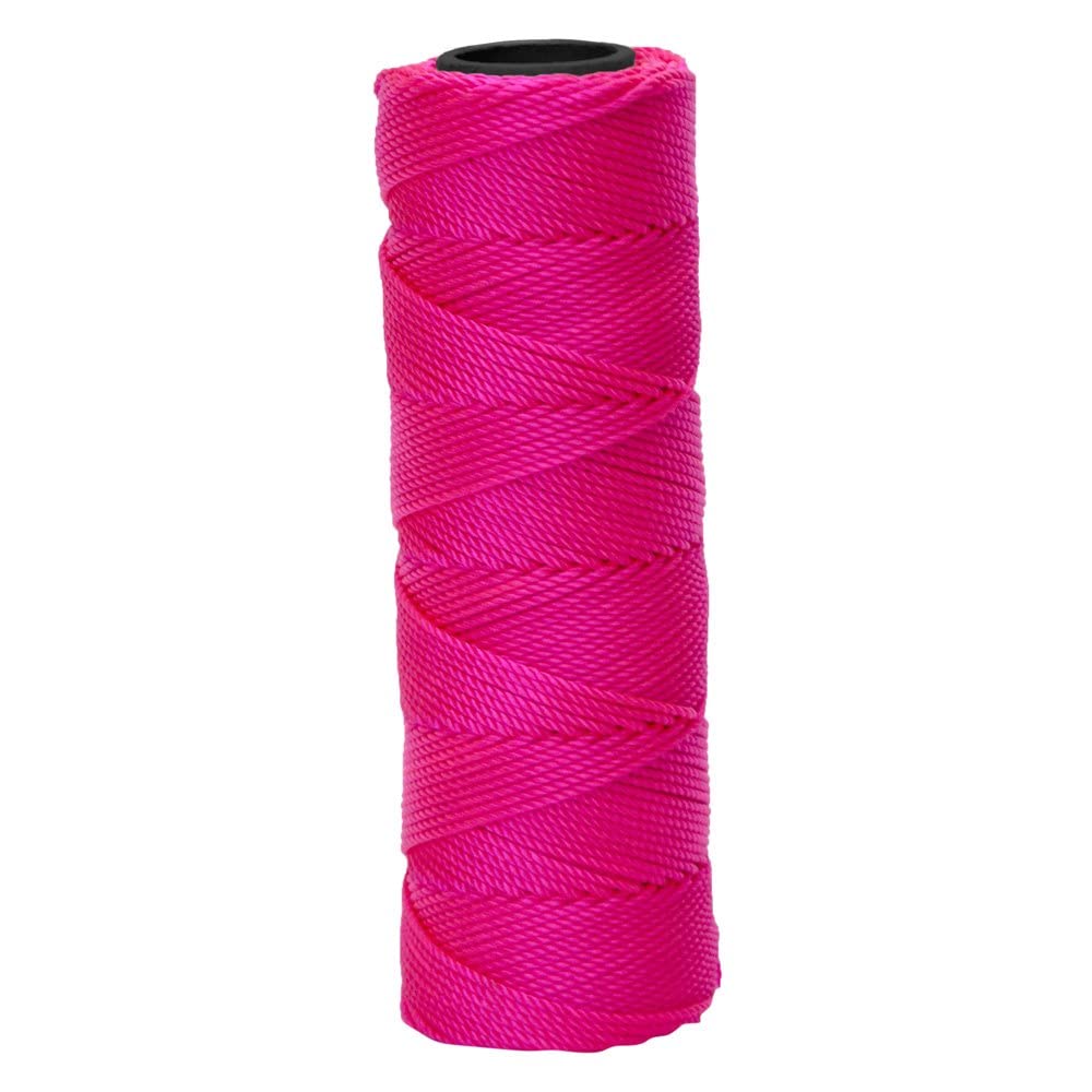 Bon 81-187 Line - Nylon 18# Twist - Fluorescent Pink - 250 Foot