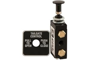 Buyers Products BAV010 4-Way 2-Position Manual Air Valve with Five 1/8 Inch NPT Ports, for Use with Tailgate Applications, Ai
