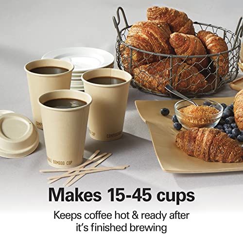 Hamilton Beach 40521 Coffee Urn and Hot Beverage Dispenser, 45 Cup