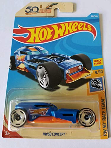 Hot Wheels 2018 Hw 50th Race Team 9/10 - HW50 Concept (Blue)