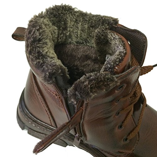 mens winter boots with zipper on side