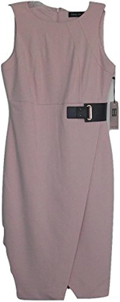 blush pink wrap dress