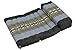 GABUR Kapok Dreams TM Foldable Meditation Cushion, 100% Kapok Zafu/Zabuton, Thai Design Blue Elephants