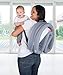 Lulyboo Indoor/Outdoor Cuddle & Play Baby Travel Lounge, Portable, Adjustable Baby Nest Backpack, Gray/Metro