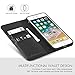 iPhone 8 Plus Case, SHIELDON Genuine Leather iPhone 8 Plus Wallet Case Magnetic Flip with Stand [Credit Card Slot] [TPU Shockproof Protective Case] for iPhone 8 Plus (5.5