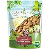 Food to Live Organic Soy Chunks 3 Ounces, &ndash; Unsalted Nuggets, High Protein. Plant-Based. Meat Alternate Substitute. Non-GMO. Vegan, Kosher, Bulk