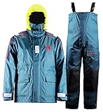Navis Marine Coastal Sailing Jacket with Bib Pants Fishing Rain Suit Foul Weather Gear