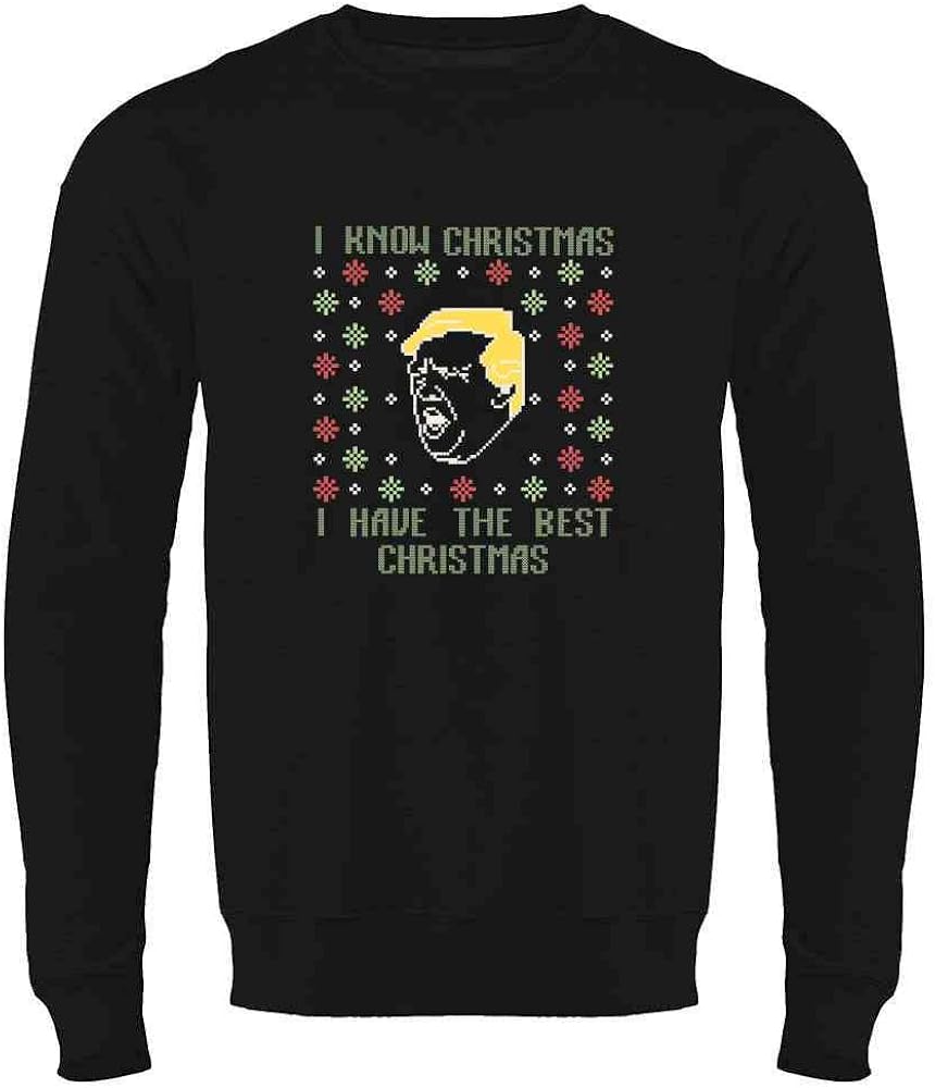 Donald Trump The Best Ugly Christmas Sweater Funny Black L